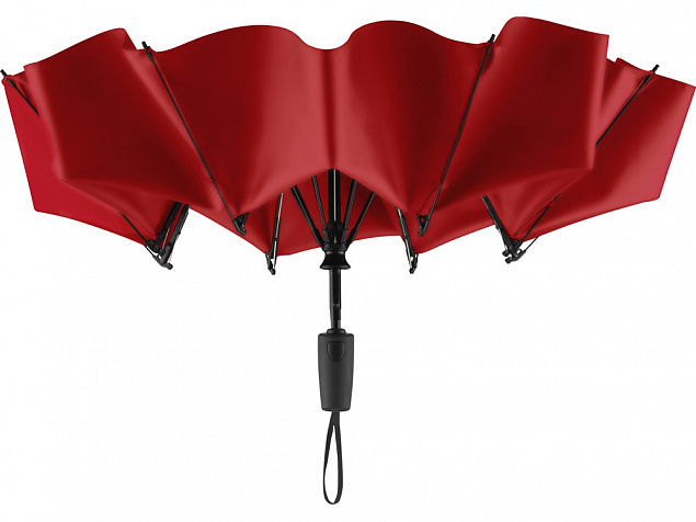 Зонт складной «Contrary» полуавтомат с логотипом в Ставрополе заказать по выгодной цене в кибермаркете AvroraStore