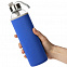 Бутылка для воды Sleeve Ace, синяя с логотипом в Ставрополе заказать по выгодной цене в кибермаркете AvroraStore