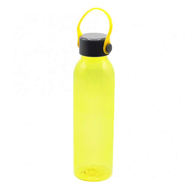 Пластиковая бутылка Chikka, желтый с логотипом в Ставрополе заказать по выгодной цене в кибермаркете AvroraStore