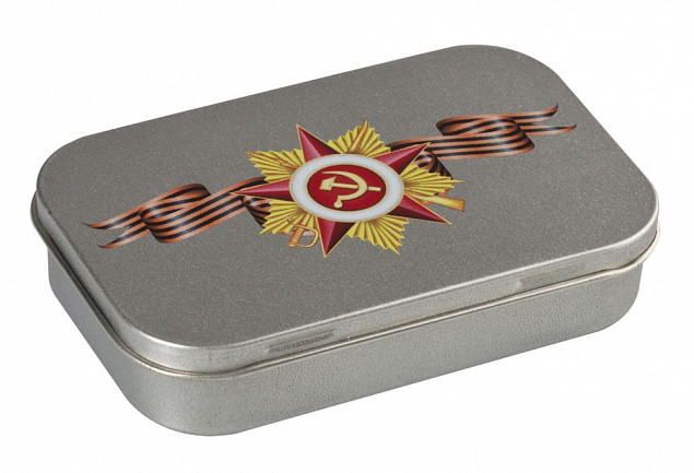 Коробка прямоугольная, малая, серебристая с логотипом в Ставрополе заказать по выгодной цене в кибермаркете AvroraStore