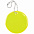 Светоотражатель Spare Care, круг, желтый неон с логотипом в Ставрополе заказать по выгодной цене в кибермаркете AvroraStore