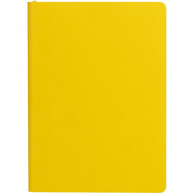 Блокнот Verso в клетку, желтый с логотипом в Ставрополе заказать по выгодной цене в кибермаркете AvroraStore