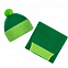 Шарф Snappy, зеленый с салатовым с логотипом в Ставрополе заказать по выгодной цене в кибермаркете AvroraStore