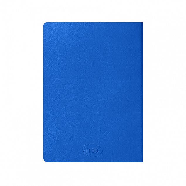 Ежедневник недатированный Tony, А5, глубокий синий, кремовый блок в клетку с логотипом в Ставрополе заказать по выгодной цене в кибермаркете AvroraStore