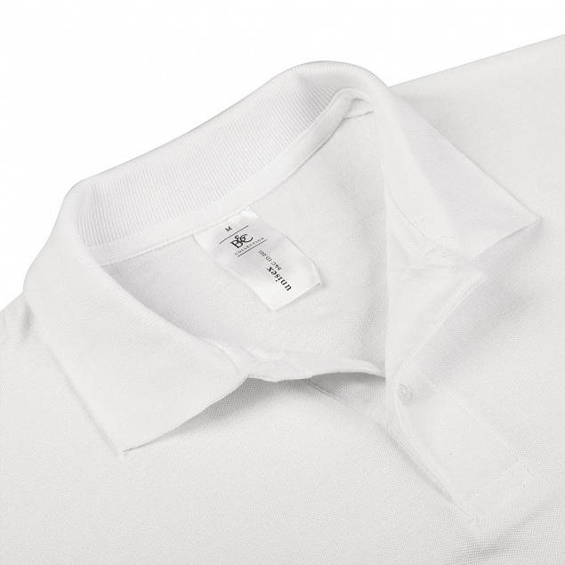 Рубашка поло ID.001 белая с логотипом в Ставрополе заказать по выгодной цене в кибермаркете AvroraStore