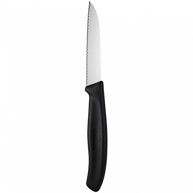 Набор кухонных ножей Victorinox Swiss Classic Paring, черный с логотипом в Ставрополе заказать по выгодной цене в кибермаркете AvroraStore