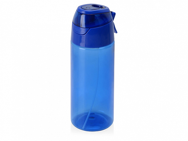 Спортивная бутылка с пульверизатором Spray, 600мл, Waterline, синий с логотипом в Ставрополе заказать по выгодной цене в кибермаркете AvroraStore