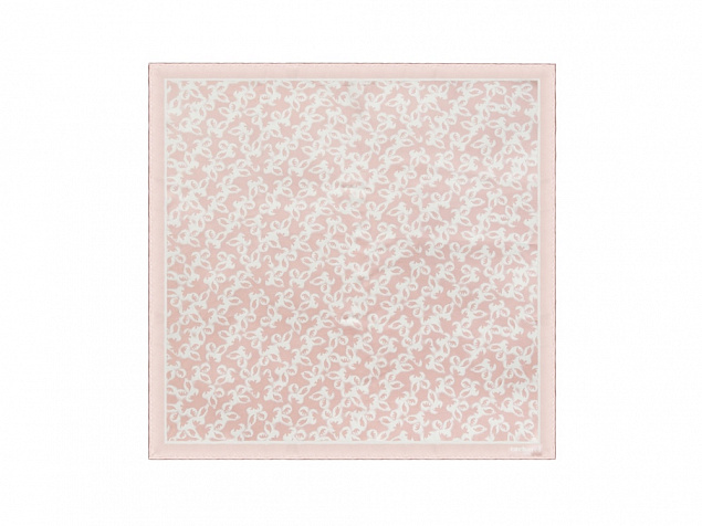 Шелковый платок Hirondelle Light Pink с логотипом в Ставрополе заказать по выгодной цене в кибермаркете AvroraStore