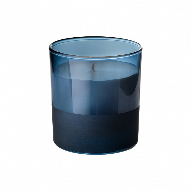Ароматическая свеча, Sapphire, синяя с логотипом в Ставрополе заказать по выгодной цене в кибермаркете AvroraStore