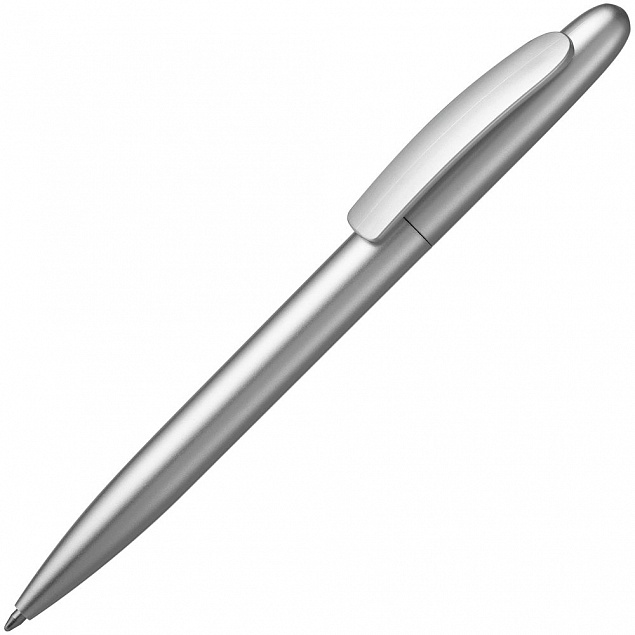 Ручка шариковая Moor Silver, серебристая с логотипом в Ставрополе заказать по выгодной цене в кибермаркете AvroraStore