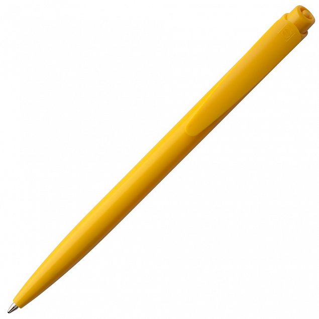 Ручка шариковая Senator Dart Polished, желтая с логотипом в Ставрополе заказать по выгодной цене в кибермаркете AvroraStore