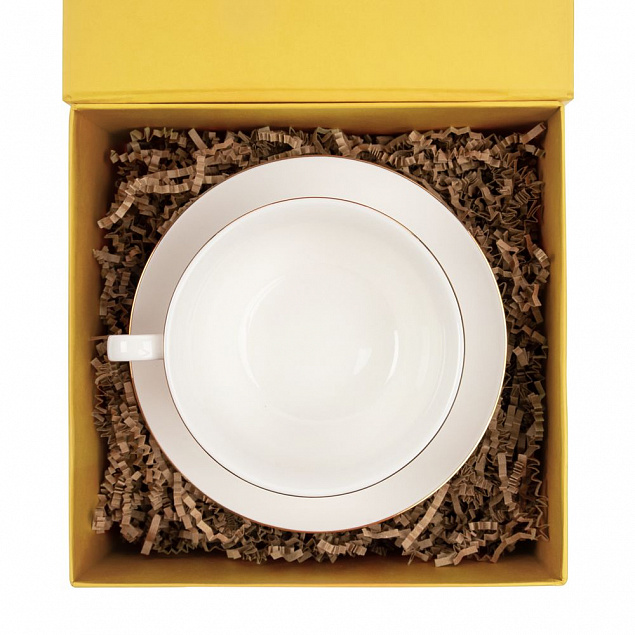 Коробка Pack In Style, желтая с логотипом в Ставрополе заказать по выгодной цене в кибермаркете AvroraStore