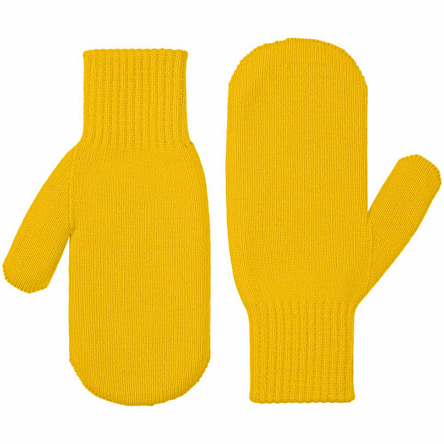 Варежки Life Explorer, желтые с логотипом в Ставрополе заказать по выгодной цене в кибермаркете AvroraStore