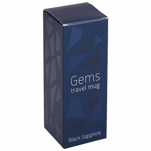 Термостакан Gems Black Sapphire, черный сапфир с логотипом в Ставрополе заказать по выгодной цене в кибермаркете AvroraStore