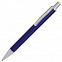 CLASSIC, ручка шариковая, синий/серебристый, металл с логотипом в Ставрополе заказать по выгодной цене в кибермаркете AvroraStore