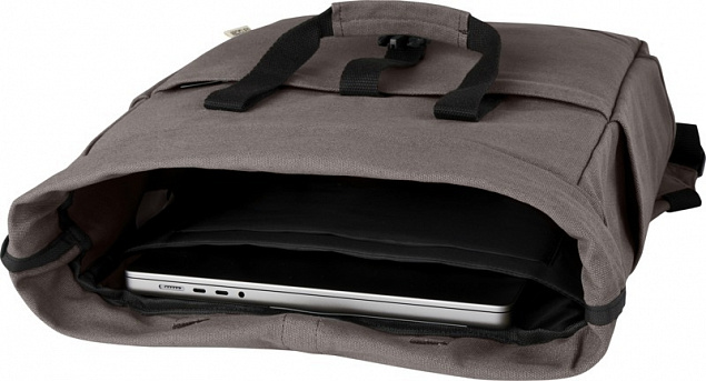Рюкзак для 15-дюймового ноутбука Joey со сворачивающимся верхом с логотипом в Ставрополе заказать по выгодной цене в кибермаркете AvroraStore