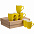 Набор кружек Good Morning c покрытием софт-тач, желтый с логотипом в Ставрополе заказать по выгодной цене в кибермаркете AvroraStore
