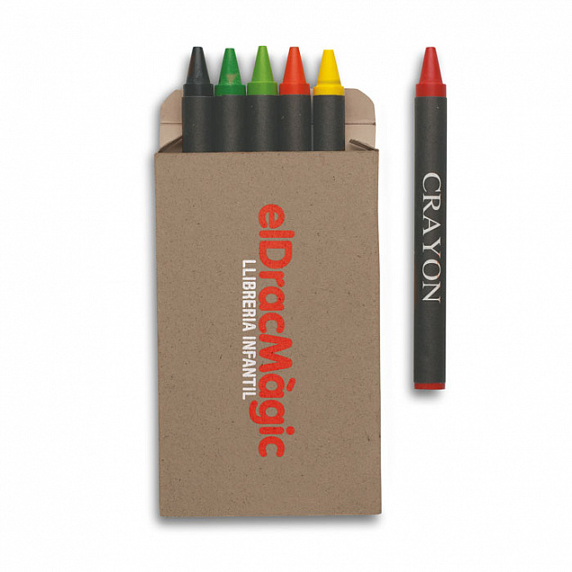 Набор восковых карандашей с логотипом в Ставрополе заказать по выгодной цене в кибермаркете AvroraStore