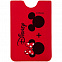 Чехол для карточки «Минни и Микки», красный с логотипом в Ставрополе заказать по выгодной цене в кибермаркете AvroraStore
