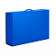 Коробка складная подарочная, 37x25x10cm, кашированный картон, синий с логотипом в Ставрополе заказать по выгодной цене в кибермаркете AvroraStore
