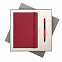 Подарочный набор Portobello/BtoBook Summer time красный (Ежедневник недат А5, Ручка) с логотипом в Ставрополе заказать по выгодной цене в кибермаркете AvroraStore