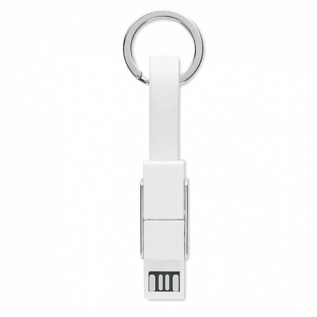 ключ с кабелем 4 в 1 с логотипом в Ставрополе заказать по выгодной цене в кибермаркете AvroraStore