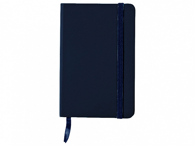 Блокнот классический карманный Juan А6, темно-синий с логотипом в Ставрополе заказать по выгодной цене в кибермаркете AvroraStore