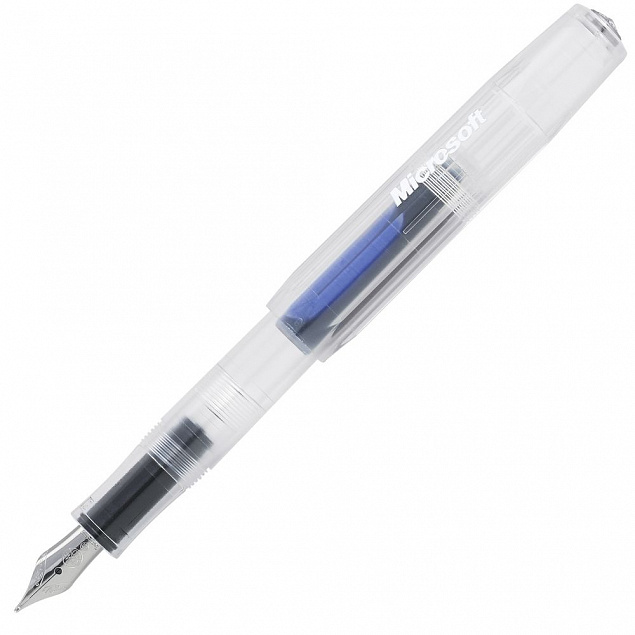 Ручка перьевая Perkeo, прозрачная с логотипом в Ставрополе заказать по выгодной цене в кибермаркете AvroraStore