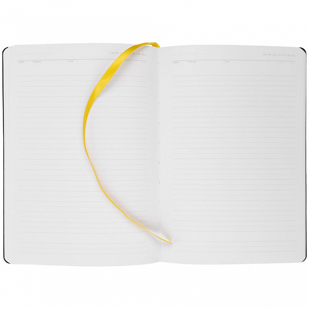 Ежедневник Romano, недатированный, желтый с логотипом в Ставрополе заказать по выгодной цене в кибермаркете AvroraStore