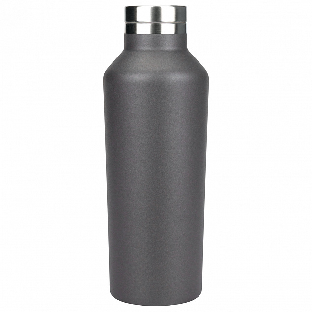 Термобутылка вакуумная герметичная, Asti, 500 ml, серая с логотипом в Ставрополе заказать по выгодной цене в кибермаркете AvroraStore