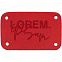 Лейбл Latte, S, красный с логотипом в Ставрополе заказать по выгодной цене в кибермаркете AvroraStore