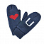 Варежки "LOVE YOU" с теплой подкладкой с логотипом в Ставрополе заказать по выгодной цене в кибермаркете AvroraStore