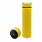 Термос Reactor софт-тач с датчиком температуры (желтый) с логотипом в Ставрополе заказать по выгодной цене в кибермаркете AvroraStore