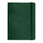 Ежедневник недатированный Boomer, А5,  темно-зеленый, кремовый блок, без обреза с логотипом в Ставрополе заказать по выгодной цене в кибермаркете AvroraStore