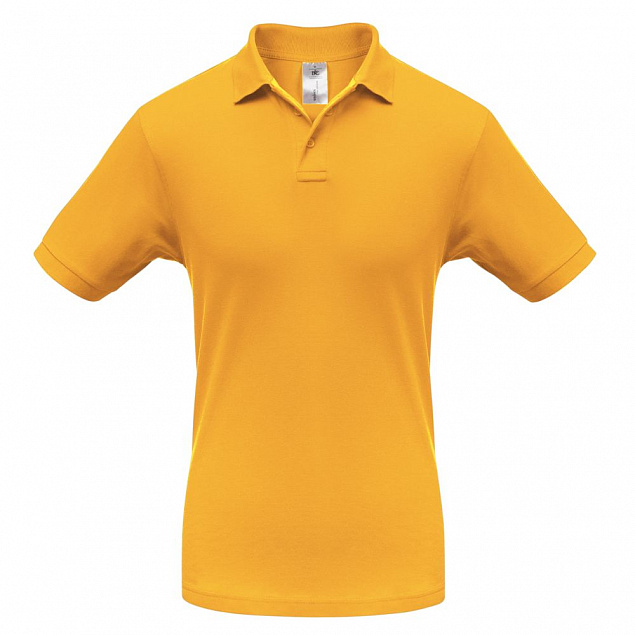 Рубашка поло Safran желтая с логотипом в Ставрополе заказать по выгодной цене в кибермаркете AvroraStore