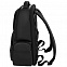 Кожаный рюкзак для ноутбука Santiago, черный с логотипом в Ставрополе заказать по выгодной цене в кибермаркете AvroraStore