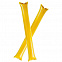 Палки-стучалки для болельщиков Hip-Hip, желтые с логотипом в Ставрополе заказать по выгодной цене в кибермаркете AvroraStore