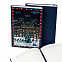 Ежедневник недатированный  Latte soft touch BtoBook, синий с логотипом в Ставрополе заказать по выгодной цене в кибермаркете AvroraStore