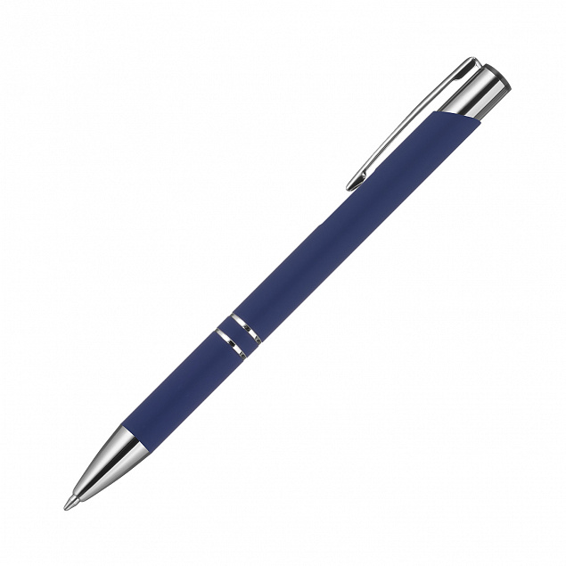 Шариковая ручка Alpha, синяя с логотипом в Ставрополе заказать по выгодной цене в кибермаркете AvroraStore