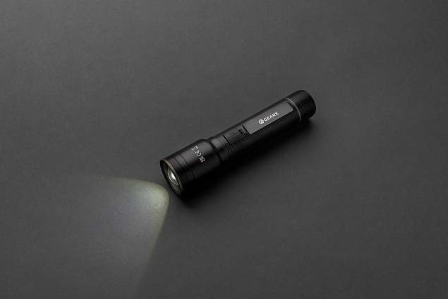 Мощный фонарь Gear X из переработанного алюминия RCS с аккумулятором, 10 Вт с логотипом в Ставрополе заказать по выгодной цене в кибермаркете AvroraStore
