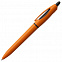 Ручка шариковая S! (Си), оранжевая с логотипом в Ставрополе заказать по выгодной цене в кибермаркете AvroraStore