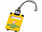 Бирка для багажа Taggy, желтый с логотипом в Ставрополе заказать по выгодной цене в кибермаркете AvroraStore