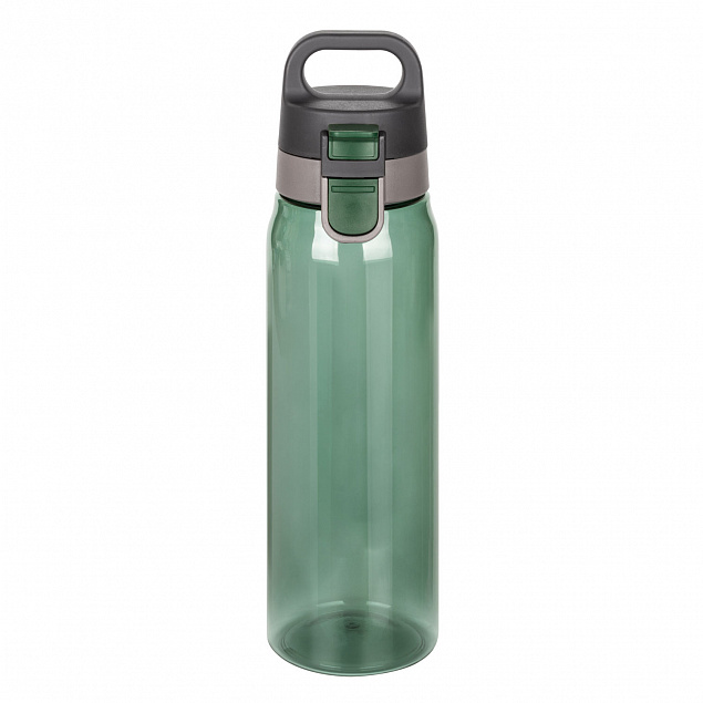 Бутылка для воды Aqua, зеленая (ТОЛЬКО ПОД ПОЛНУЮ ЗАПЕЧАТКУ) с логотипом в Ставрополе заказать по выгодной цене в кибермаркете AvroraStore