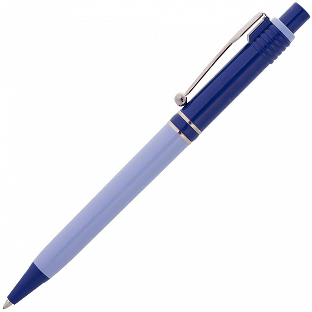 Ручка шариковая Raja Shade, синяя с логотипом в Ставрополе заказать по выгодной цене в кибермаркете AvroraStore