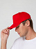 Бейсболка Promo, красная с логотипом в Ставрополе заказать по выгодной цене в кибермаркете AvroraStore