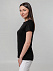 Футболка женская T-bolka Stretch Lady, черная с логотипом в Ставрополе заказать по выгодной цене в кибермаркете AvroraStore