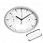 Часы настенные, INSERT3 с термометром и гигрометром, белые с логотипом в Ставрополе заказать по выгодной цене в кибермаркете AvroraStore