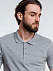 Рубашка поло мужская Adam, серый меланж с логотипом в Ставрополе заказать по выгодной цене в кибермаркете AvroraStore