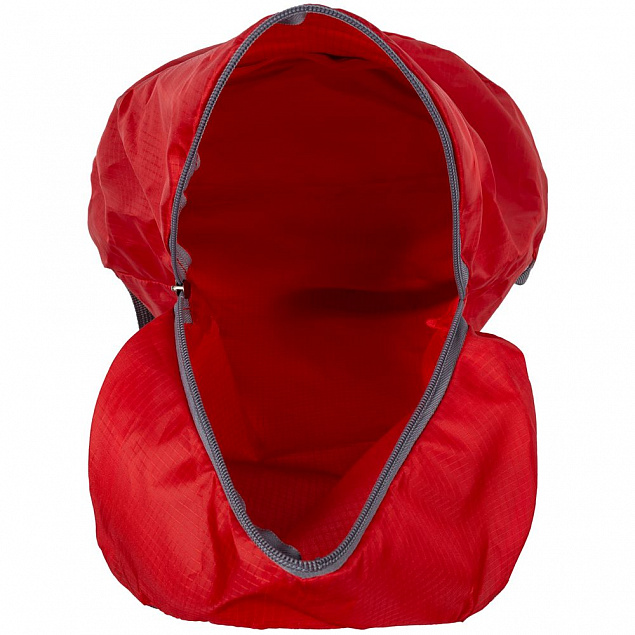 Складной рюкзак Barcelona, красный с логотипом в Ставрополе заказать по выгодной цене в кибермаркете AvroraStore