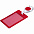 Чехол для пропуска с ретрактором Dorset, красный с логотипом в Ставрополе заказать по выгодной цене в кибермаркете AvroraStore